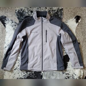 Free Country Men's Light Gray and Dark Gray Performance Jacket